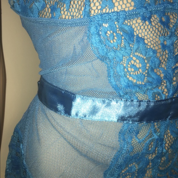 🎉 3/$15 LAST ONE Avid Love blue teddy lingerie - Picture 5 of 8